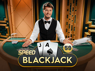 Speed Blackjack 59 - Emerald game screenshot